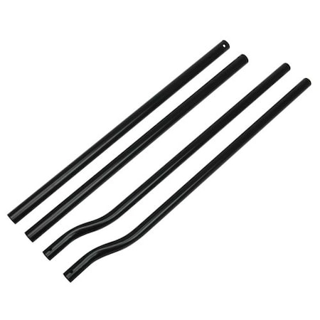 Warner Side Pole Kit 24" Black, Bagged 10232